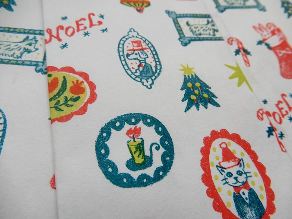 ＊送料込み＊クリスマスデザインの紙袋　5枚組 4枚目の画像