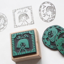 おかおおなまえ版画はんこ 2枚目の画像