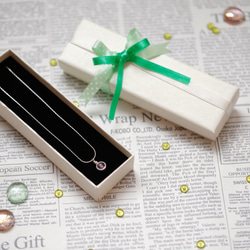 【綠海芋】◆綠碧璽◆天然真珠◆925銀可調式項鍊 ◆♡禮物♡ 第5張的照片