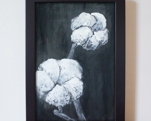 【真作】絵画　油彩SM　二輪のバラ　レリーフ付き装飾フレーム　小品　X70 0_9e5270746b8461b490b82af8ac4a