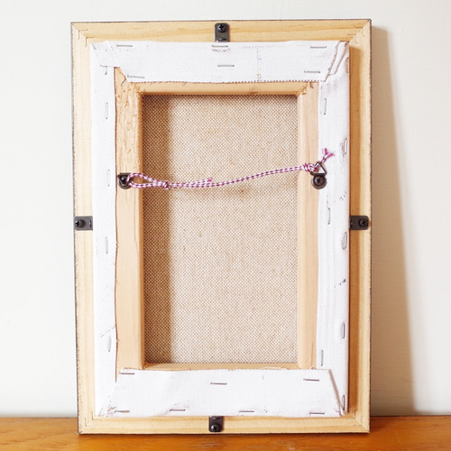 【真作】絵画　油彩SM　二輪のバラ　レリーフ付き装飾フレーム　小品　X70 0_9e5270746b8461b490b82af8ac4a