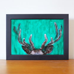 F10 油絵『鹿の骨の習作』 F10 油絵『鹿の骨の習作』 F10 油絵『鹿の骨の習作』