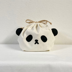 パンダの親子☆パンダ ランチョンマット お弁当袋 コップ袋 ハンドメイド 巾着 親子パンダの巾着袋 | 入園・入学 | 手づくりレシピ | そーいんぐ.com