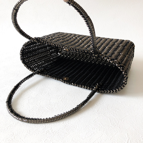 ワイヤーバッグ メタリックブロンズ【092-JYTBr】 ハンドバッグ  