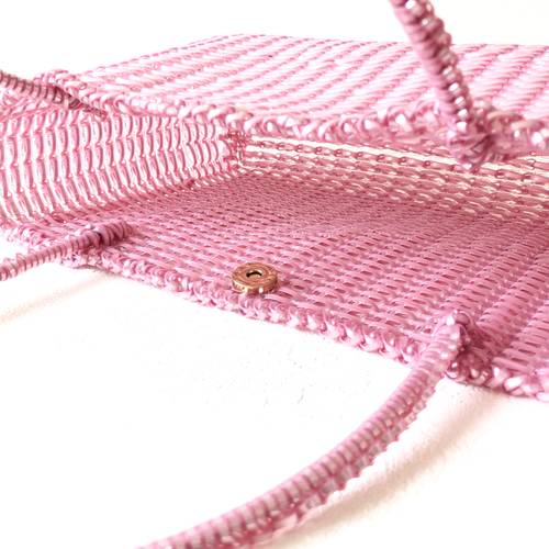 ワイヤーバッグ パールカラーシリーズ【095-JYTPi】 ハンドバッグ  