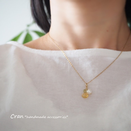 淡水パール オーガニックペンダント