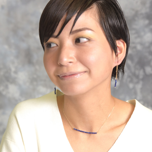 3☆8◆ラピスラズリコッパー アメリカンピアス✧14kgf 3☆8様専用◇ラピスラズリコッパー アメリカンピアス✧14kgf