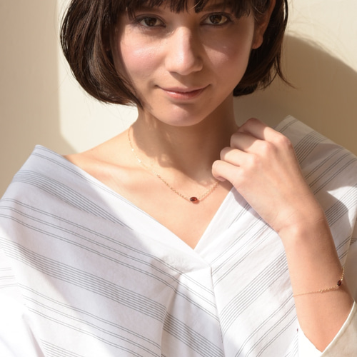 ロードライトガーネットネックレス ネックレス・ペンダント