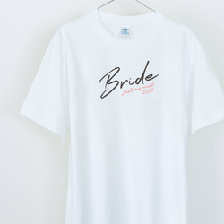 Groom and Bride 新郎新婦Tシャツ 2枚セット ウェディングフォトに ペア 結婚式 前撮りに_T037 3枚目の画像