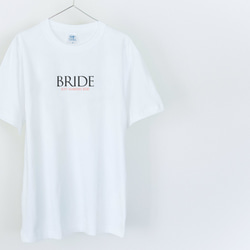 GROOM and BRIDE 新郎新婦Tシャツ 2枚セット ウェディングフォトに ペア 結婚式 前撮りに_T038 3枚目の画像
