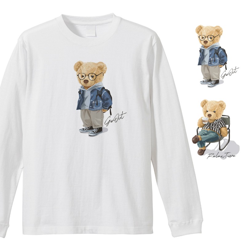 KETTY ケティ　ロンT カットソー クマ　くま　ダッフルコート クマ KETTY/ケティ/ロンT/カットソー/ダッフルコートクマ/クマ/くま