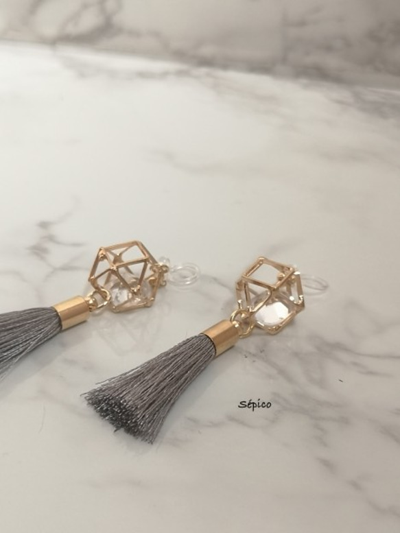 tassel earrings 081 2枚目の画像