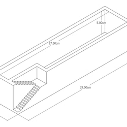 作品六号_ The Stair _セメント鉢 4枚目の画像