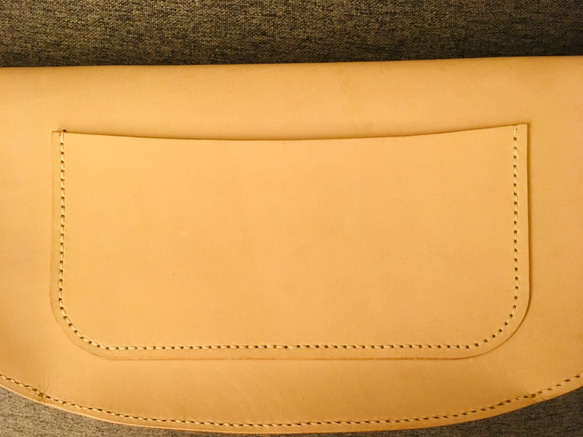 Veather手作牛皮斜肩腰包（含牛皮背帶）/ Handmade Leather Waist Bag / ウエストバッグ 第4張的照片