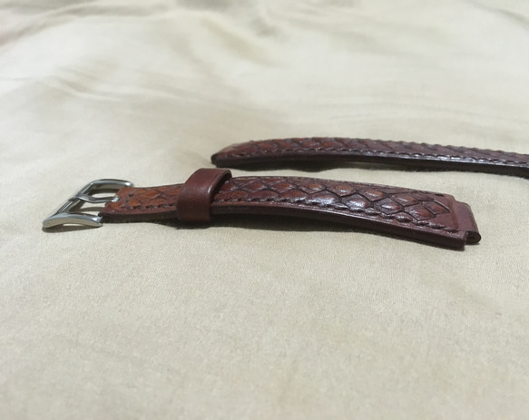 Veather植鞣牛革錶帶/Watch band/made by order 第3張的照片