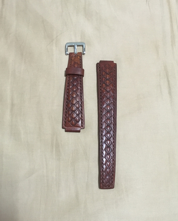 Veather植鞣牛革錶帶/Watch band/made by order 第4張的照片