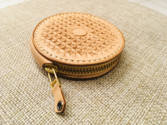 Veather手作牛皮零錢包/Handmade Leather Coin Purse/ゼロの財布 第6張的照片