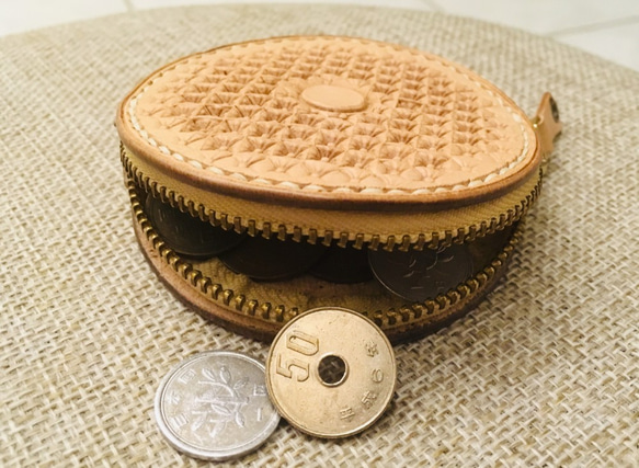 Veather手作牛皮零錢包/Handmade Leather Coin Purse/ゼロの財布 第8張的照片