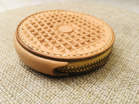 Veather手作牛皮零錢包/Handmade Leather Coin Purse/ゼロの財布 第7張的照片