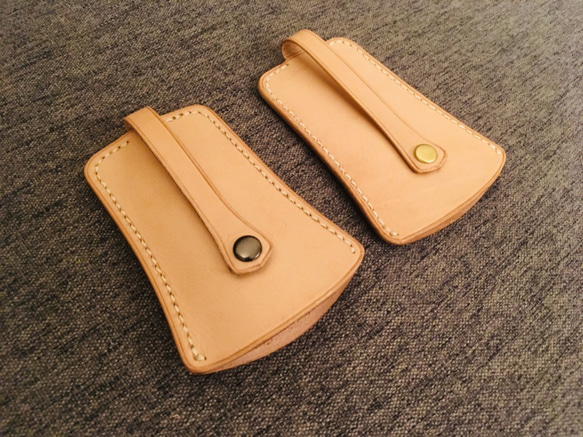 Veather手作吊鐘鑰匙包/Handmade Leather Key Cover/キーカバー 第3張的照片