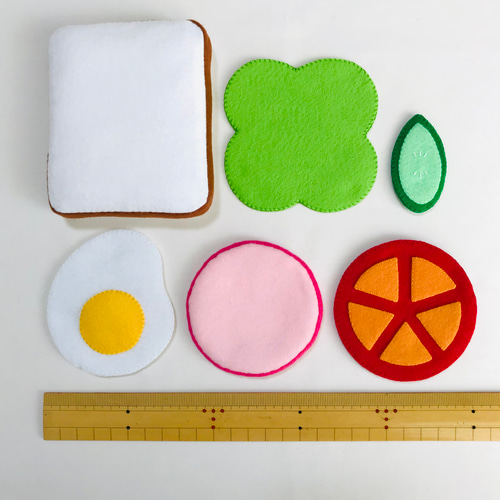 フェルト☆サンドイッチセット おもちゃ・人形 たか 通販 7075067