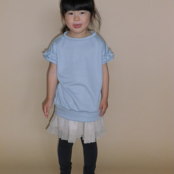 【子供服セット販売】110サイズカットソー、スカート、レギンスセット販売 5枚目の画像