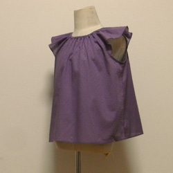【子供服セット販売】120サイズ パープルブラウス、ワンピースのセット 2枚目の画像