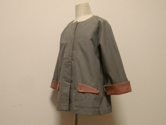 【子供服セット販売】150サイズ 春コートとワンピースのセット 5枚目の画像