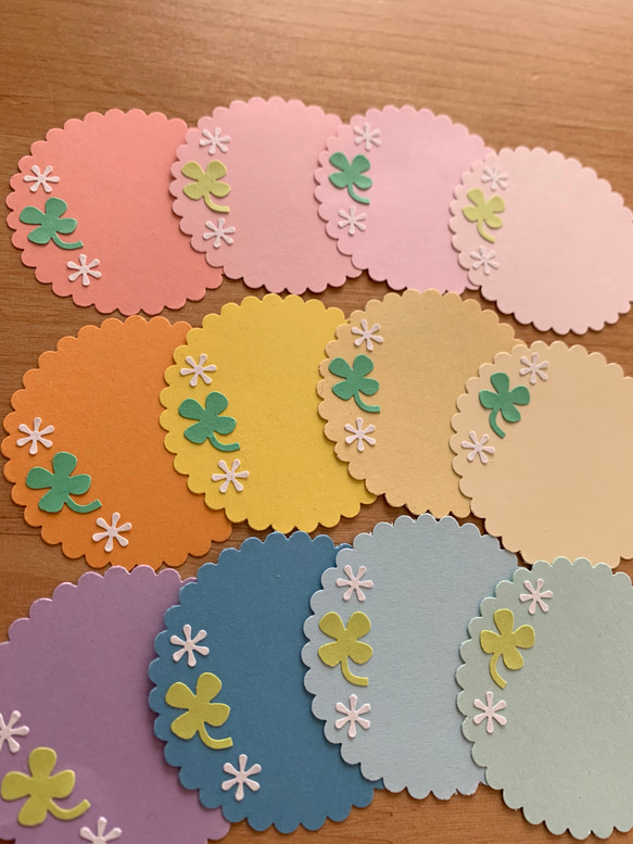 クローバーのメッセージカード 2枚目の画像