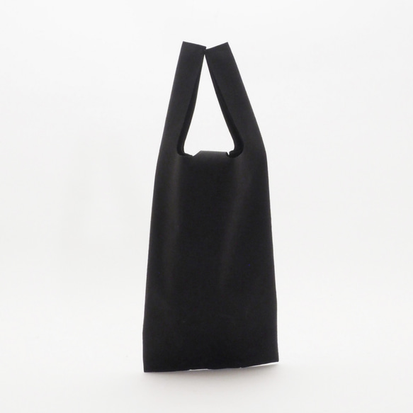 &lt;即時交付&gt;註冊袋（黑色/ Alcantara）購物袋/人造皮革（麂皮）/ RB001 第2張的照片