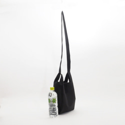 ＜即納＞register shoulder bag（黒/アルカンタラ）レジ袋ショルダー/人工皮革（スエード）/rb002 4枚目の画像