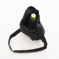 ＜即納＞register shoulder bag（黒/アルカンタラ）レジ袋ショルダー/人工皮革（スエード）/rb002 5枚目の画像