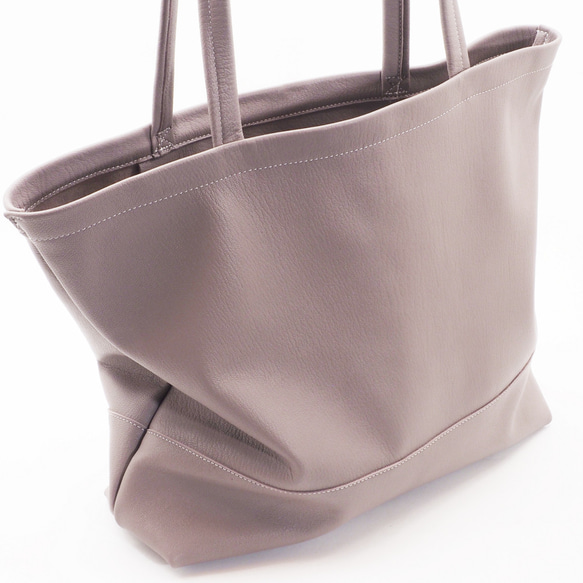 &lt;Made-to-order&gt; Loose shoulder goat tote (灰色)/sizeL/goat l 第5張的照片