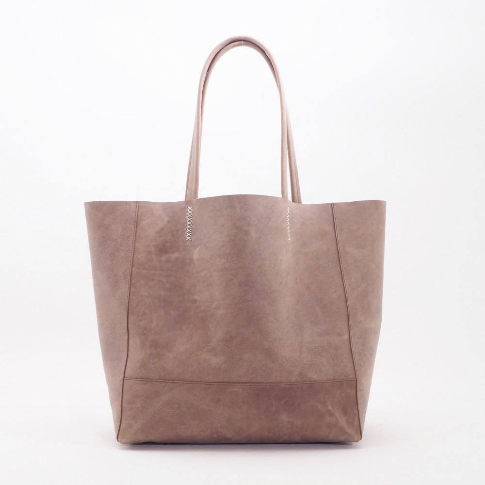 ＜即納＞まちLトート（パパーヤ）100%RealLeather/伊タンニン/牛革/T037