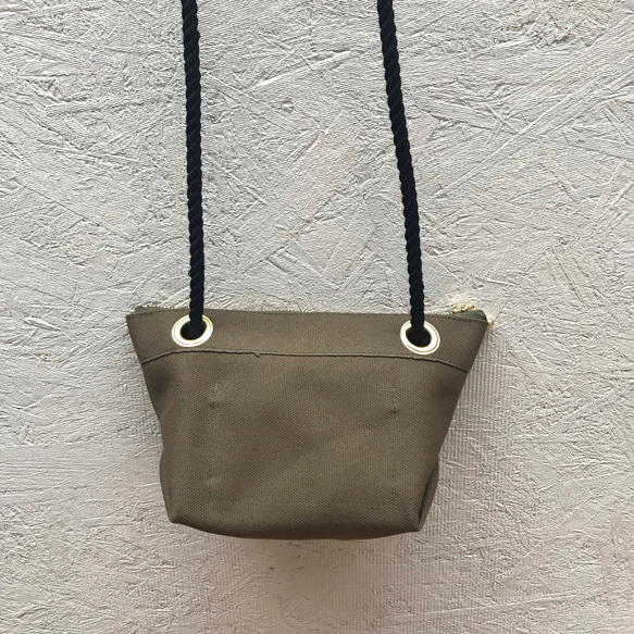 FUKURAFT / Japanese Canvas Shoulder Bag / KHA (FR-0007) 4枚目の画像