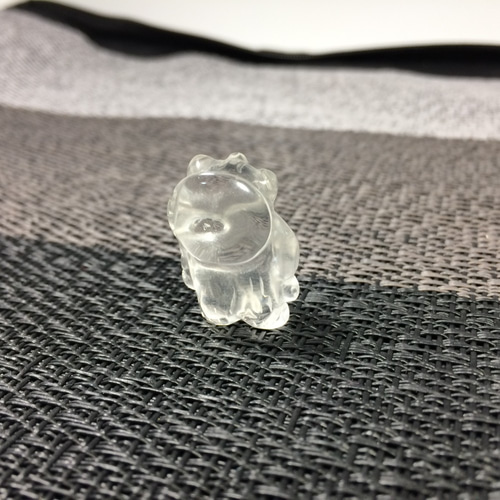 縁起が良い】タヌキの水晶オブジェ 天然石 天然石Pia 通販 5933339