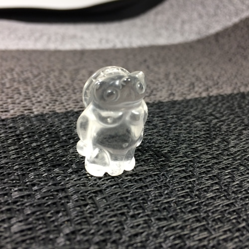 縁起が良い】タヌキの水晶オブジェ 天然石 天然石Pia 通販 5933339