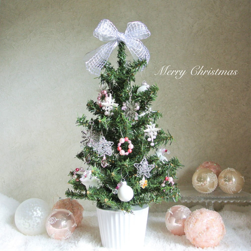 クリスマス 飾り オブジェ 置物 ピンク ホワイト 白 楽天市場】【50円クーポン配布中 2点セット 送料無料】 ピンクの