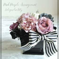 Pink Purple Mauve Pink Halloween モーヴ クラウン・パンプキン　R&yF12 2枚目の画像
