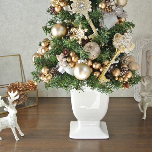 幸運のシンボル Keyオーナメント クラシックツリー アンティーク