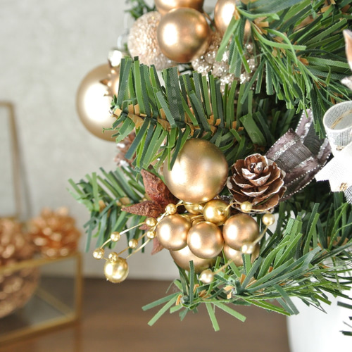 幸運のシンボル Keyオーナメント クラシックツリー アンティーク風