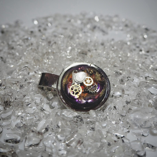 ノスタルジー」シリーズ ボールマーカー ゴルフマーカー パープル  