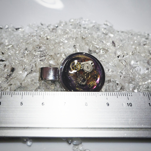 ノスタルジー」シリーズ ボールマーカー ゴルフマーカー パープル  