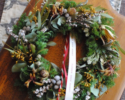 ~*~Natural~*~クリスマスリース　ネイティブ☆ドライフラワーリース Natural~*~クリスマスリースネイティブ☆ドライフラワーリース