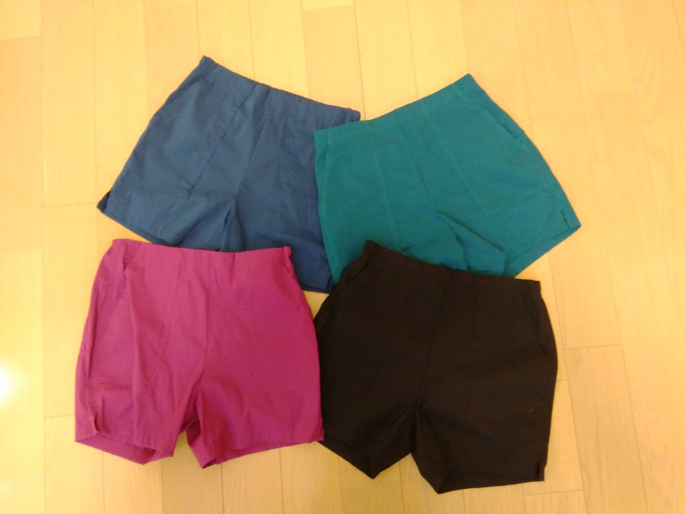 ストレッチショートパンツ　ブラック