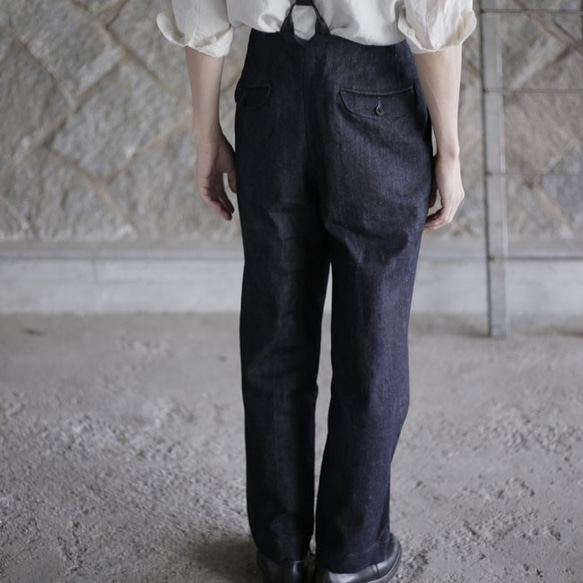 Tailor Trousers denimテイラートラウザーズデニム 4枚目の画像