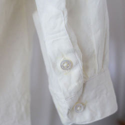 3/4 sleeve highcount linen Shirts７分袖ハイカウントリネンシャツ 8枚目の画像