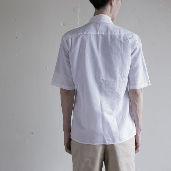 cotton/linen open collar shirts コットンリネンオープンカラーシャツ 5枚目の画像