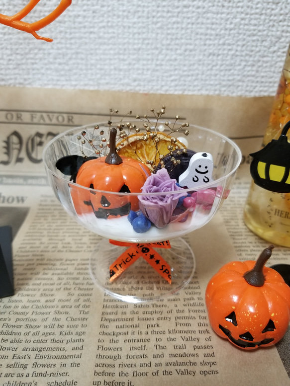 　Halloween アロマワックスカップ バニラの香り 5枚目の画像