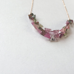 *triangle tourmaline necklace 3枚目の画像